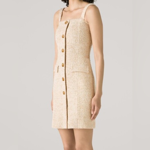 ST.JOHN BOUCLE SLUB STRETCH KNIT DRESS 👗 size 12  Brand new with tags 🏷️ - Picture 8 of 14